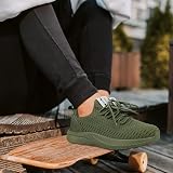 Feethit Womens Trainers Breathable Running Lightweight Green 7 view 2
