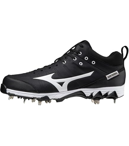 Amazon.com | Mizuno 9-Spike Dominant 2, Charcoal/Black, 7  display picture 3