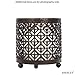 Hosley Metal Jar Candle Sleeves/Holders - Your Choice of Colors and Designs (Oil Rubbed Bronze)