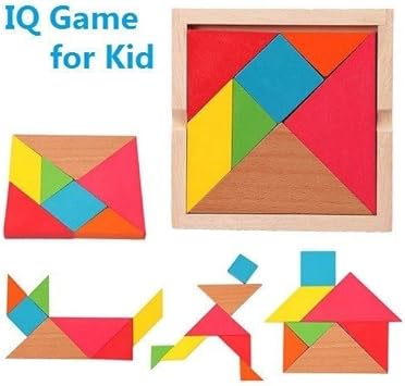 Mayatras Piece Wooden Tangram Puzzle for mind development of Kids