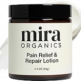 BDQBDQ Mira Organics Pain Relief Cream,Mira Pain Relief & Repair Lotion, Magnesium & Arnica Botanical Body Lotion, Plant-Based, Fast-Absorbing,Non-Greasy Formula,3.5OZ.(1pc)