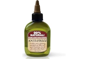 Difeel Premium 99% All Natural Anti-Frizz Hair Oil with Olive Oil, Vitamins A and E 2.5 ounce