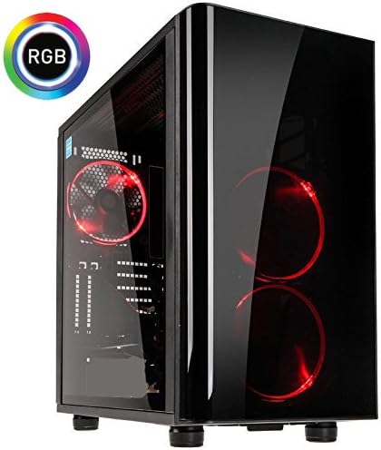 Centaurus Polaris 5TS Custom Gaming Computer - Intel i7-9700K 4.8GHz 8-Core, 16GB 3000MHz RAM, 2X Nvidia RTX 2080 SLI, 500GB SSD + 2TB HDD, 240mm Liquid Cooler, RGB, Tempered Glass, Windows 10