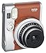 Fujifilm Instax Mini 90 Instant Camera + Fuji Instax Film (20 Sheets) + Giant Accessories Bundle(12 Piece) (Brown)
