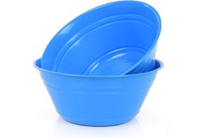 Mintra Home Snack Bowls (Large 2pk (4L), Blue)