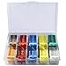 Fuse STANDARD Blade - Smart GLOW Fuse - Car Fuse Kit Automotive ATC/ATO - Fuses Assortment Replacement Kit - Easy Identification - Illuminating Indicator Fuse That Glow When Blown - Carax Fuse 100 pcs
