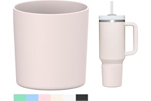 WUQID Higher Silicone Boot Compatible with Stanley Quencher H2.0 40oz 30oz 20oz & IceFlow Flip 30oz 20oz,Fit Same Diameter 20oz-40oz Tumbler Cups Anti-Slip Bottle Bottom Sleeve Cover