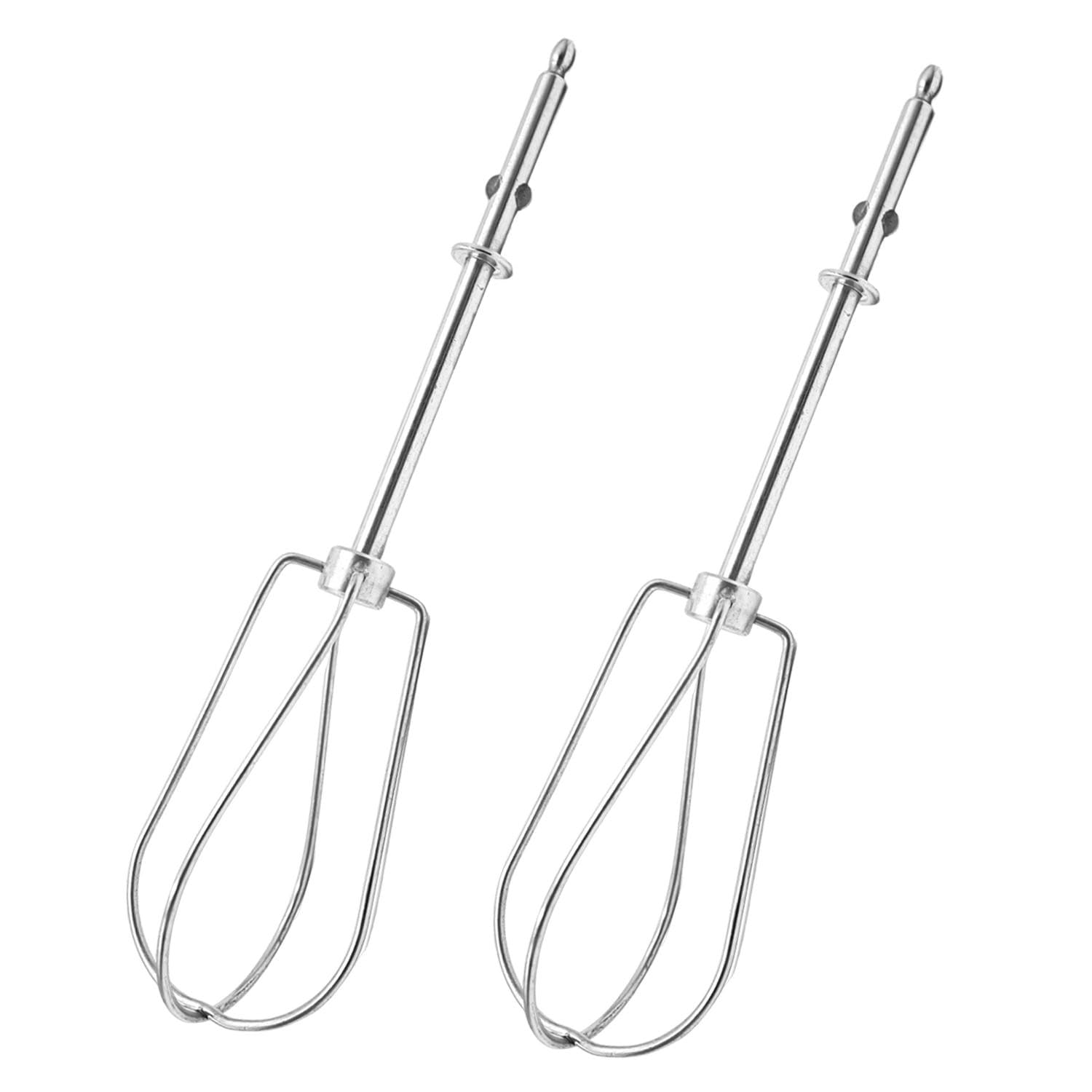 2 Pieces Replacement Electric Egg Beaters, Stainless Steel Whisk Replacement Parts, Universal Mixing Device