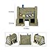 kathson Fish Hideout Squidward Aquarium Decorations Betta House Shrimp Shelter Beta Hiding Cave Fish Tank Resin Ornaments