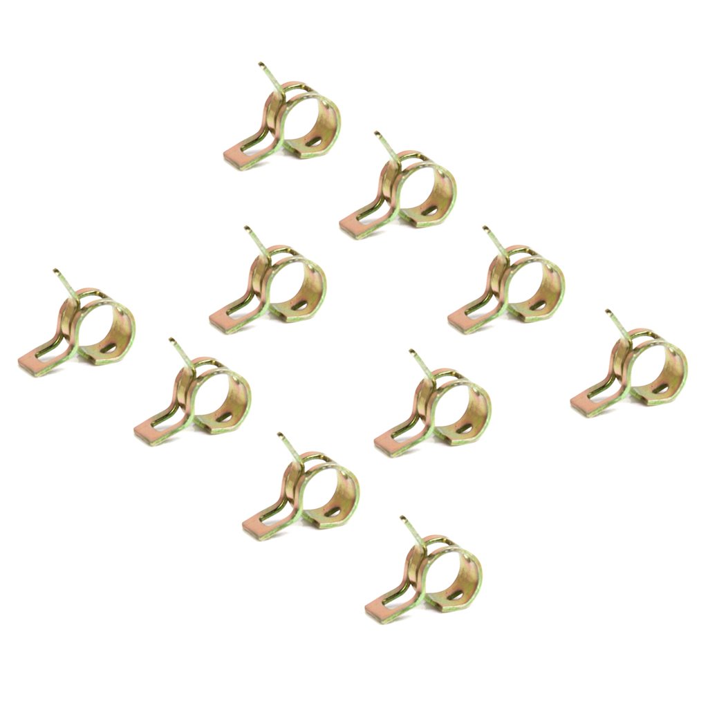 10 x Fuel Hose Spring Clips Water Pipe Air Tube Clamps FastenerDiameter 9mm Amazon.co.uk