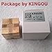 KINGOU Wooden Magic Cube Logic Puzzle Burr Puzzles Brain Teaser Intellectual Removing Assembling Toy