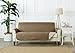 Home Fashion Designs Reversible Sofa Protector. Furniture Protector for Living Room with Secure Straps. Furniture Protectors for Kids, Dogs and Pets. (Sofa, Fossil Brown/Birch)