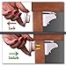 Mybsafety Baby Safety Magnetic Cabinet Locks, No Tools or Screws Needed(8 Locks ,2 Keys)