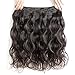 Rechoo Virgin Double Weft Hair Bundles Deal 6A Grade Mixed Length Brazilian Virgin Remy Human Hair Extension Weave 3 Bundles 300g - Natural Black,Body Wave (10
