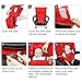 YISSVIC Portable Baby Feeding Chair Belt Toddler Safety Seat with Straps Child Chair Soft Belt Outdoor Portable Travel High Chair (Red)