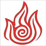 Fire Nation Decal - Zuko - Avatar the Last Airbender - Red 4