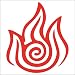 Fire Nation Decal - Zuko - Avatar the Last Airbender - Red 4"