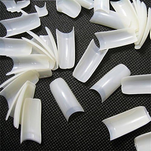 500 Nail Tips Natural French Acrylic Artificial False Nails Nail