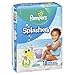 Pampers Splashers Swim Diapers Disposable Swim Pants, Medium (20-33 lb), 18 Count (Pack of 2) Twin Pack