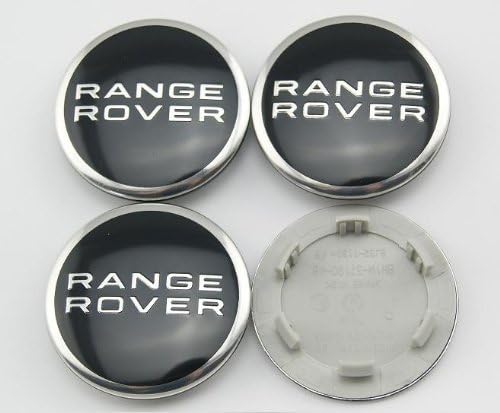 HAMMER RANGE ROVER Black 63mm Wheel Center Hub Caps Cover 4-pc Set Special Offer by FMP