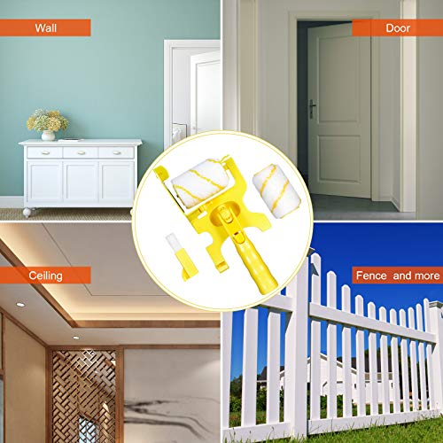 Set of 9 Paint Edger Combo Kit Paint Edger Roller Brush Multifunctional