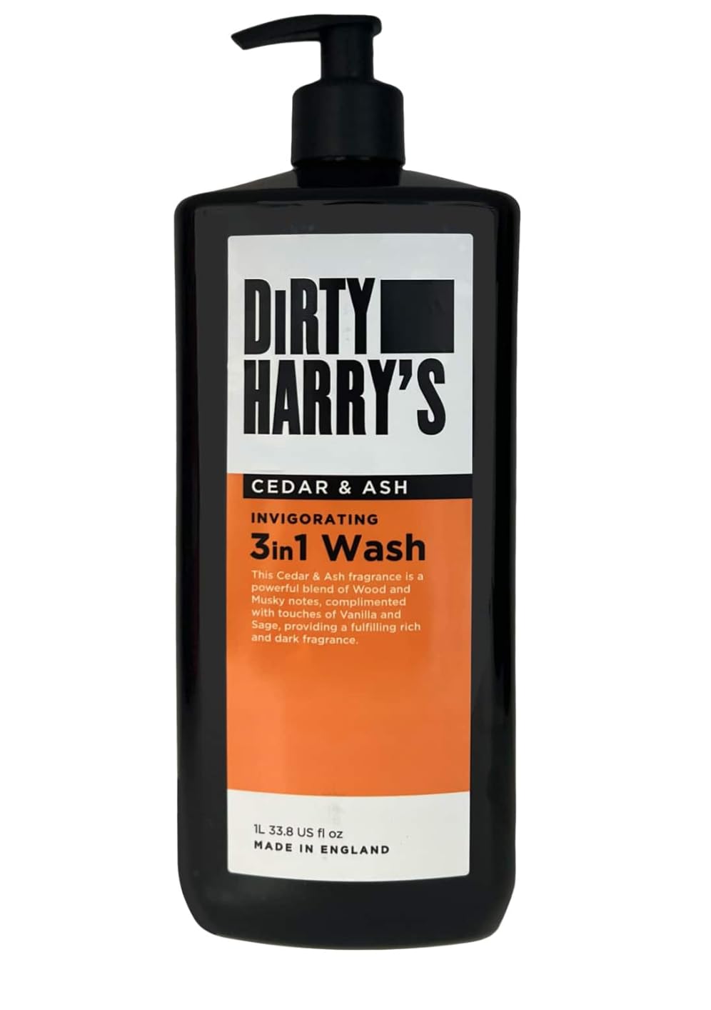 Dirty Harry's 3-in-1 Wash 1L - Cedar & Ash