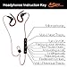iFox iFE3 Bluetooth Sports Earphones with Built-in Mic for iPhone, iPad, iPod, Android Smartphones, Tablets, Computers, MP3 Players - Sweatproof Wireless Comfort Fit Design with Volume Control