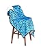 Ashford & Brooks Printed Plush Sherpa-Lined Mink Fleece Cozy Throw Blanket 50” x 60” - Turquoise Dachshund Dog Love