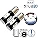 SiriusLED 30W 1157 2057 2357 7528 BAY15D P21/5W Dual Brightness LED Lights Bulbs with Projector for Turn Signals Reverse Backup Brake Tail Lights Xenon White