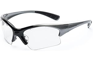 Black Knight Stiletto Racquet Sports Eyewear – Anti-Fog, Scratch-Resistant Eye Protection for Squash, Pickleball & Tennis