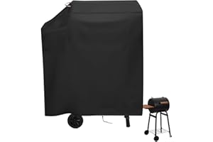 Agustone Grill Cover for Char-Griller Model E1515 Charcoal Grill Smoker BBQ Covers Waterproof Griddle Cover Outdoor Grill Smoker Cover - 22"x32"x41"