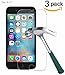 TANTEK [3-Pack Screen Protector for Apple iPhone 7 Plus /6 Plus /6S Plus (5.5 Inch),Tempered Glass Film,Ultra Clear,Anti Scratch,Bubble Free,Case Friendly
