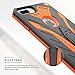 Zizo Static Series for iPhone 8 Plus Case Military Grade Drop Tested with Kickstand iPhone 7 Plus iPhone 6s Plus Case Black Orange