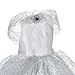 JiaUfmi 1pcs Fashion Dolls Dresses Wedding Trailing Skirt Dress Clothes White