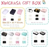 XWCHASA White Gift Box 22x16x8.5cm with Lid Ribbon Card view 8