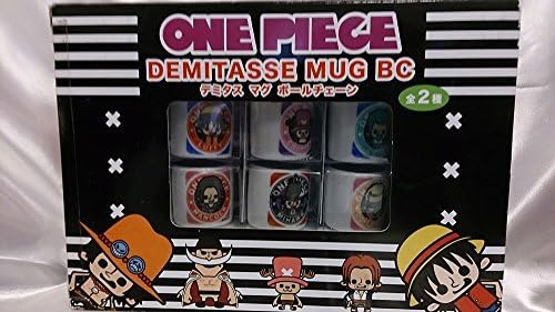 ONE PIECE demitasse mug BC ball chain 6P set (Pansonwakusu)