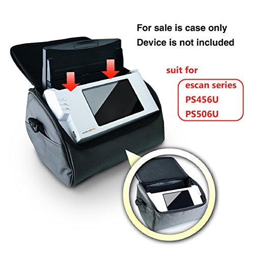 Plustek Document Scanner Carry Case , For PS456u PS506u eScan series. Light and Reliable