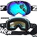 ZIONOR X4 Ski Goggles Magnetic Lens - Snowboard Goggles for Men Women Adult - Snow Goggles Anti-fog UV Protection