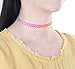 Jstyle 16PCS Tattoo Choker Necklaces for Women Stretch Elastic Choker Fashion Necklace Chain