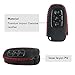EASYGUARD LC01 genuine Leather case Cover Protector Case 1pc EC002 & EC003 PKE ALARM KEY FOB remote control (001, Black)