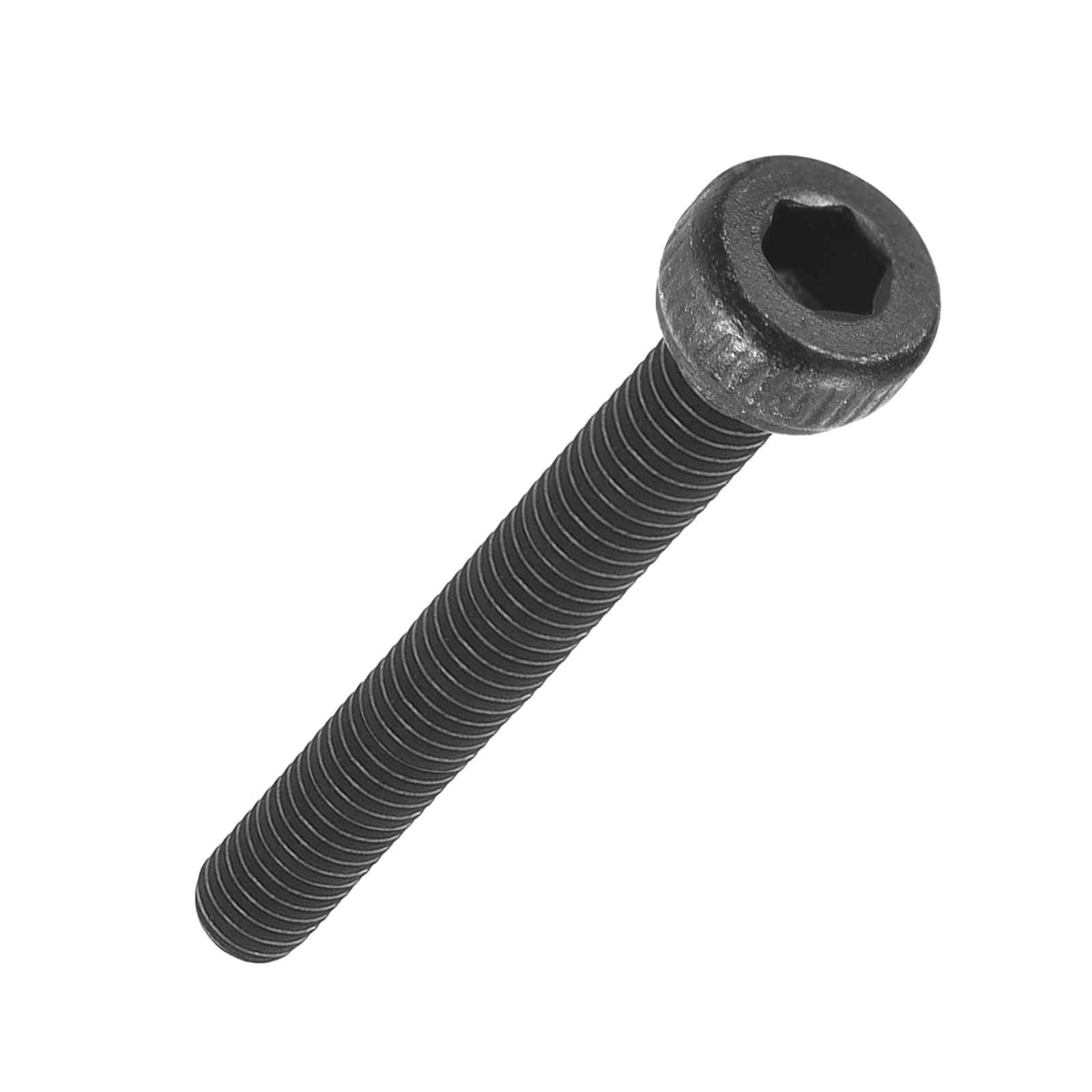 Kozelo 50pcs Socket Head Cap Screws - [M2-0.4 x 20mm] Alloy Steel Black Oxide Grade 12.9 Internal Hex Screw Full Thread for Industrial & Machinery Use, Black — image 1