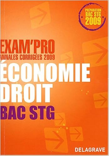 Amazonfr Economie Droit Bac Stg Annales Corrigées - 