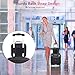 Travel Makeup Bag【Newest 2019】, ETEREAUTY Portable Cosmetic Case Train Bag with 3 Individual Cases, Premium Makeup Organizer Bag for Makeup Brushes Toiletry Jewelry Digital Accessories（Black）