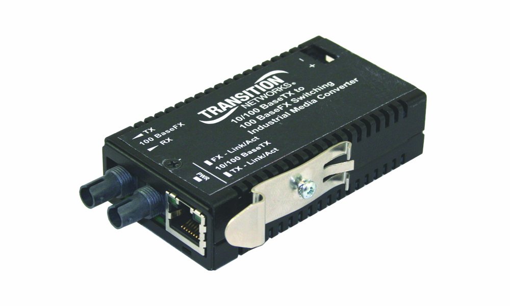 Transition Networks M/E-ISW-FX-01(SC) 10/100 Bridging Mini Industrial Converter