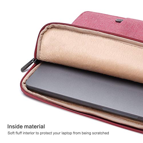 KIZUNA 10 Inch Laptop Sleeve Case Tablet Pouch Computer Bag for 9.7" 10.5" 11" iPad Pro/10.5" iPad Air/10 Surface Go/10.5" Samsung Galaxy Tab/10.8" Huawei MediaPad M5 Pro/Lenovo Smart P10, Pink - Thumbnail 4