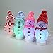 One USB Power Desk Mini LED Glowing Lights For Christmas Holiday Decoration (Snowman)