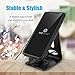 WixGear Cell Magnetic Phone Stand, Premium Phone Holder for iPhones, Android Smartphones & Mini Tablets –Sturdy Metal Phone Stand for Desk with Smart Cord Holder, Magnetic Cell Phone Mount