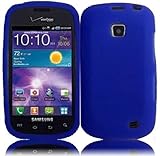 Silicone Soft Case Skin Cover for Straight Talk Samsung Galaxy Proclaim 720C SCH-S720C - Blue