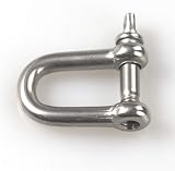 Xcyroiiy M4 D Ring Shackle Locks 10-Pack 304 Stainless Steel Heavy Duty Rigging view 3