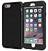 roocase iPhone 6s Plus Case - roocase [VersaTough] iPhone 6s Plus Rugged Armor Full Body Tough Case for Apple iPhone 6 Plus / 6s Plus (2015), Granite Black